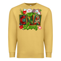 Antique Gold cna  certified nursing assistant claus Premium Sweatshirt - CowGirlArtShop