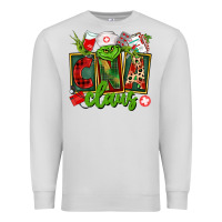 Dove Grey cna  certified nursing assistant claus Premium Sweatshirt - CowGirlArtShop