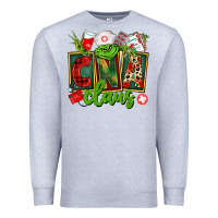Heather Grey cna  certified nursing assistant claus Premium Sweatshirt - CowGirlArtShop