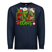 Navy cna  certified nursing assistant claus Premium Sweatshirt - CowGirlArtShop
