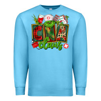 Ocean Blue cna  certified nursing assistant claus Premium Sweatshirt - CowGirlArtShop