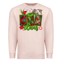Pale Pink cna  certified nursing assistant claus Premium Sweatshirt - CowGirlArtShop