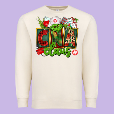 Cna  Certified Nursing Assistant Claus Premium Sweatshirt Designed By Cowgirlartshop