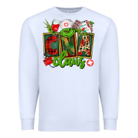 White cna  certified nursing assistant claus Premium Sweatshirt - CowGirlArtShop