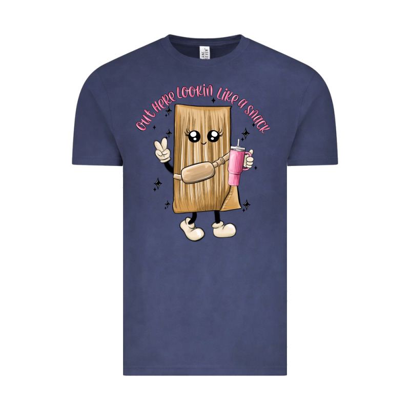 Out Here Lookin Like A Snack Vintage Tee by MaliasSmallBusiness | Teevron