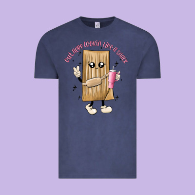 Out Here Lookin Like A Snack Vintage Tee Designed By Maliassmallbusiness