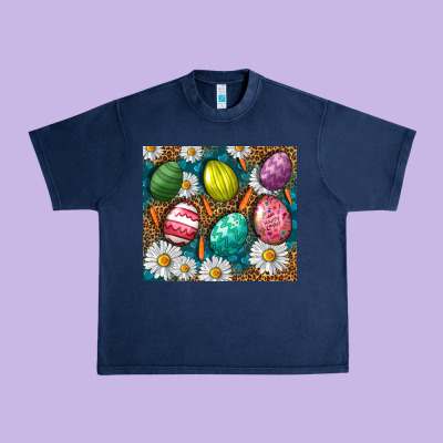 Easter Eggs Urban Heavy Tee Designed By Nancycooperartshop