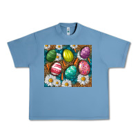 Pebble Blue Easter eggs Urban Heavy Tee - NancyCooperArtShop