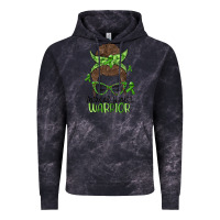 Cloud Black messy bun mental health warrior Vintage Hoodie - MaliasSmallBusiness