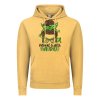 Vintage Mustard messy bun mental health warrior Vintage Hoodie - MaliasSmallBusiness
