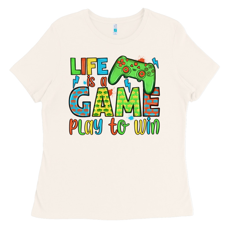 Life Is A Game Play To Win Ladies Tee by JahusDesignShop | Teevron