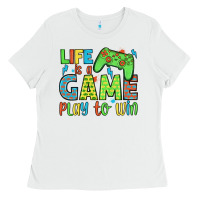 White life is a game play to win Ladies Tee - JahusDesignShop