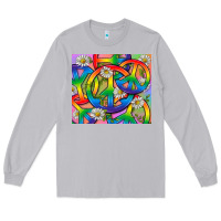 Moon Dust Pride LGBTQ+ Peace Tumbler Long Sleeve Tee - BundleAndBundleShop