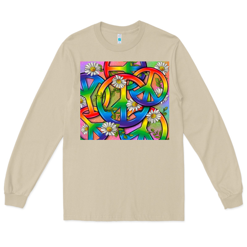Pride Lgbtq+ Peace Tumbler Long Sleeve Tee by BundleAndBundleShop | Teevron