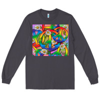 Smoke Pride LGBTQ+ Peace Tumbler Long Sleeve Tee - BundleAndBundleShop