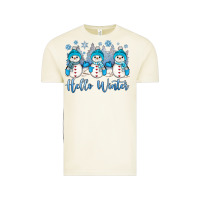 Vintage Arctic snowman hello winter Vintage Tee - JahusDesignShop