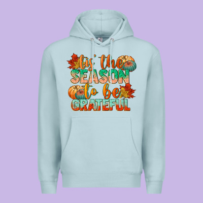 Tis The Season To Be Grateful Premium Hoodie Designed By Cowgirlartshop