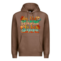 Chestnut tis the season to be grateful Premium Hoodie - CowGirlArtShop