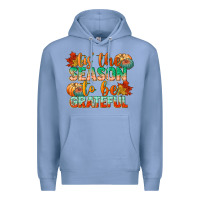 Colony Blue tis the season to be grateful Premium Hoodie - CowGirlArtShop
