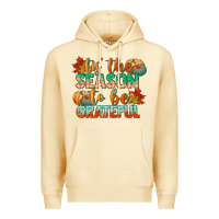 Pina Colada tis the season to be grateful Premium Hoodie - CowGirlArtShop
