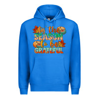 True Royal tis the season to be grateful Premium Hoodie - CowGirlArtShop