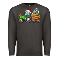Smoke christmas tractor Premium Sweatshirt - CowGirlArtShop