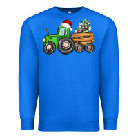 True Royal christmas tractor Premium Sweatshirt - CowGirlArtShop