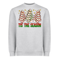 Heather Grey tis' the season with christmas cakes  bbs Heavyweight Sweatshirt - BundleAndBundleShop