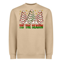 Tis' The Season With Christmas Cakes  Bbs Heavyweight Sweatshirt | Teevron