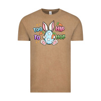 Vintage Coffee too hip to hop easter Vintage Tee - MaliasSmallBusiness