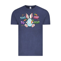 Vintage Denim too hip to hop easter Vintage Tee - MaliasSmallBusiness