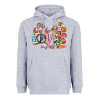 Heather Grey oh how he loves us Heavyweight Hoodie - CowGirlArtShop