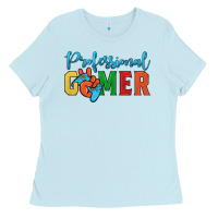 Baby Blue professional gamer Ladies Tee - JahusDesignShop