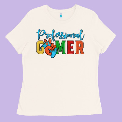Professional Gamer Ladies Tee Designed By Jahusdesignshop