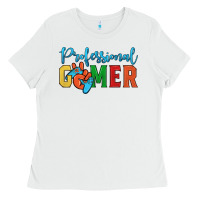 White professional gamer Ladies Tee - JahusDesignShop