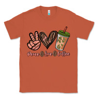 Copper peace love coffee Classic Tee - NancyCooperArtShop