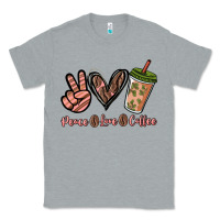 Peace Love Coffee Classic Tee | Teevron