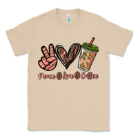 Mushroom peace love coffee Classic Tee - NancyCooperArtShop