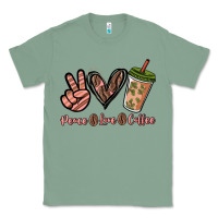 Sage peace love coffee Classic Tee - NancyCooperArtShop