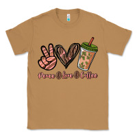 Toasted Coconut peace love coffee Classic Tee - NancyCooperArtShop