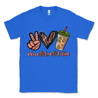 True Royal peace love coffee Classic Tee - NancyCooperArtShop
