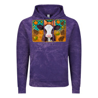 Cloud Purple autumn baby cow Vintage Hoodie - Jasminsmagicworld