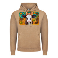 Vintage Coffee autumn baby cow Vintage Hoodie - Jasminsmagicworld