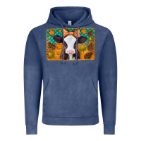 Autumn Baby Cow Vintage Hoodie | Teevron
