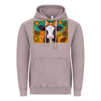 Vintage Zinc autumn baby cow Vintage Hoodie - Jasminsmagicworld