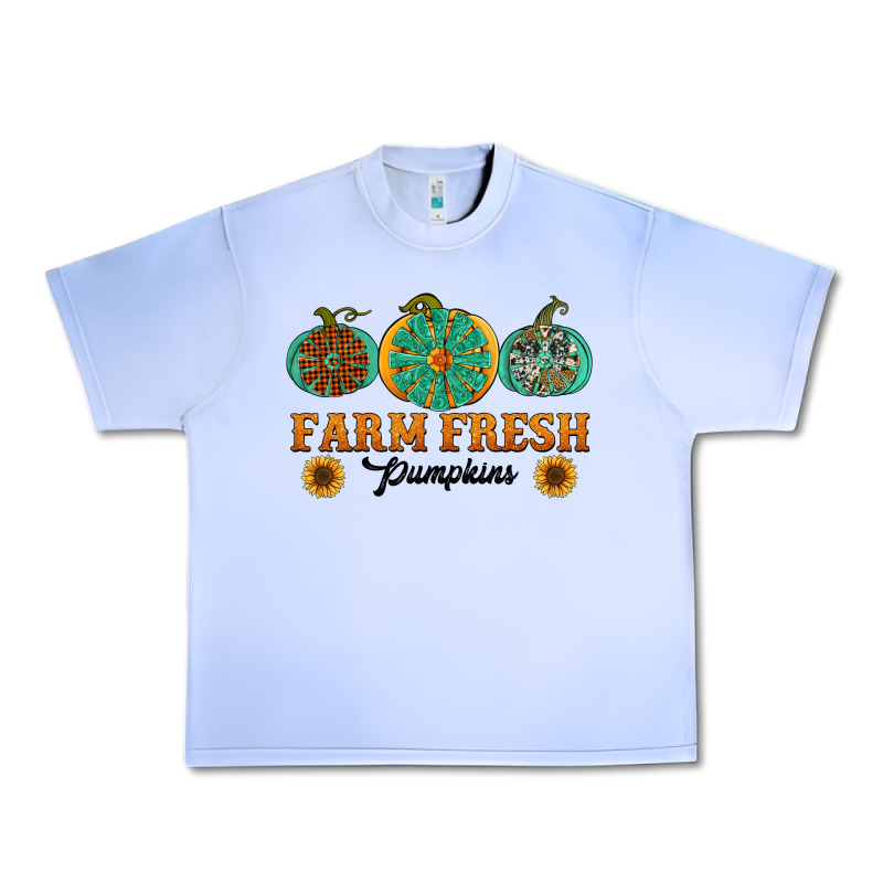 Orange Glitter Pumpkin Urban Heavy Tee by NancyCooperArtShop | Teevron