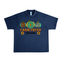 Navy Orange glitter pumpkin Urban Heavy Tee - NancyCooperArtShop