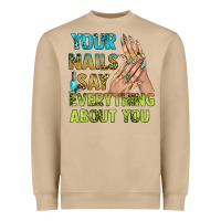Mushroom your nails say everything about you bbs Heavyweight Sweatshirt - BundleAndBundleShop