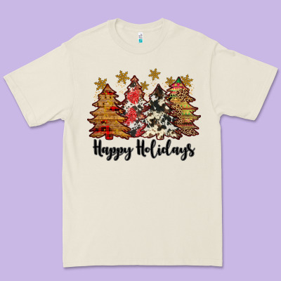 Happy Holidays Premium Tee Designed By Jahusdesignshop