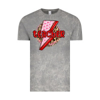 Teacher Lightning Bolt Valentines Day Vintage Tee | Teevron